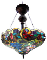 Leslie Victorian 2-Light Inverted Ceiling Pendent
