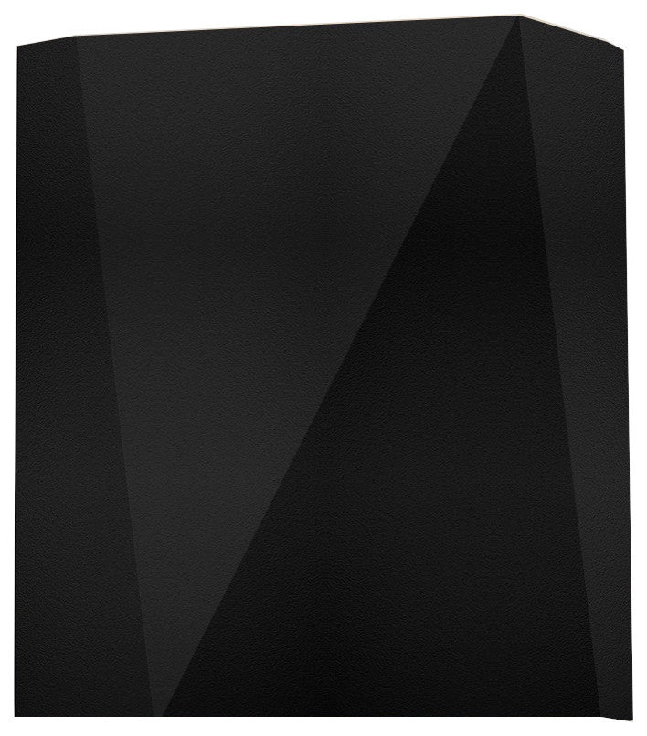 Calx Outdoor LED Sconce, Uplight/Downlight, Textured Black, Warm White