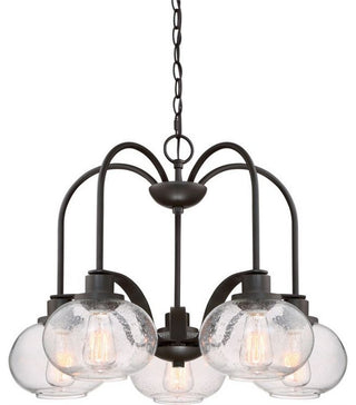 Quoizel TRG5105OZ Five Light Chandelier Trilogy Old Bronze