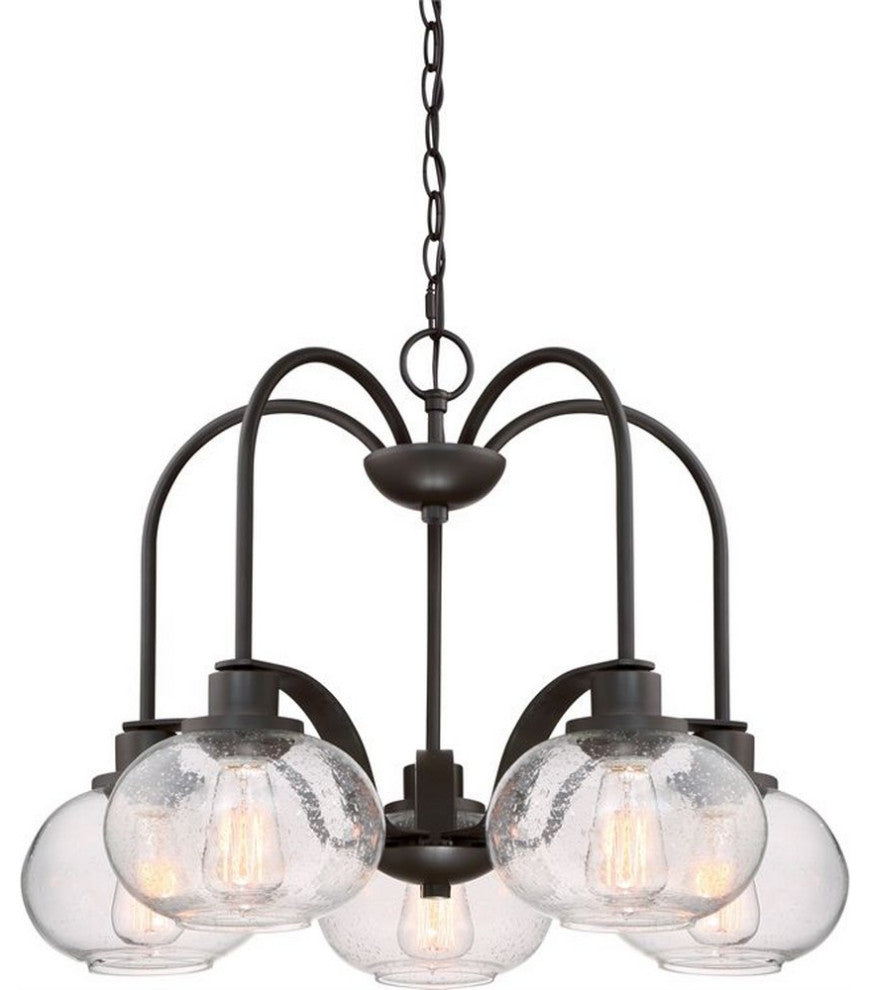 Quoizel TRG5105OZ Five Light Chandelier Trilogy Old Bronze