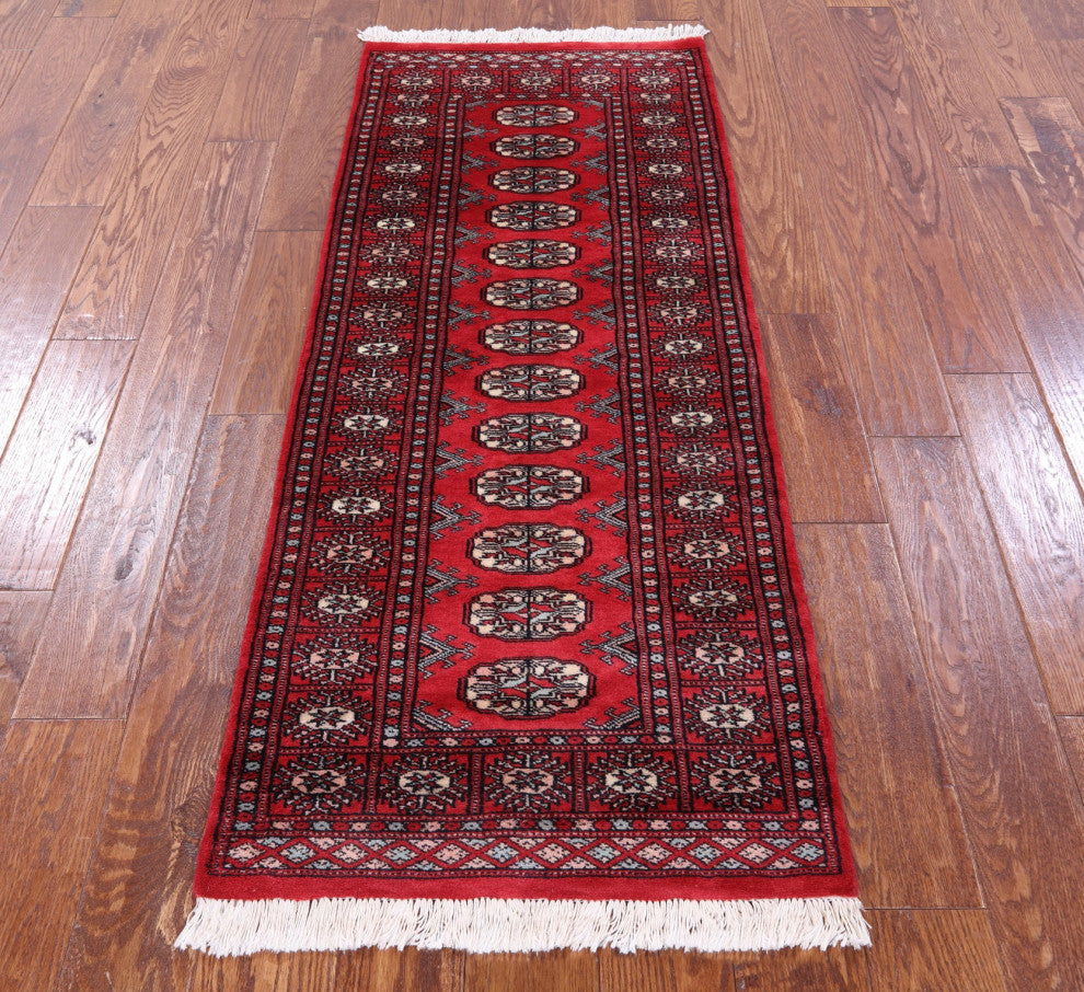 Runner Silky Bokhara Handmade Wool Rug 2' 2" X 5' 4" - Q13768