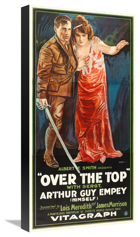 "Over The Top" Stretched Canvas Giclee by Hollywood Photo Archive, 12x24"