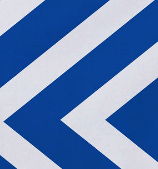 "x" Marks The Spot Stripes Print Placement, Azure, Set of 4