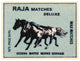 "Raja Matches Deluxe" Digital Paper Print by Phillumenart, 32"x25"