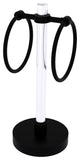 Clearview Vanity Guest Towel Ring, Matte Black