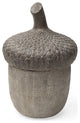 Brown Resin Acorn Shaped Decorative Box