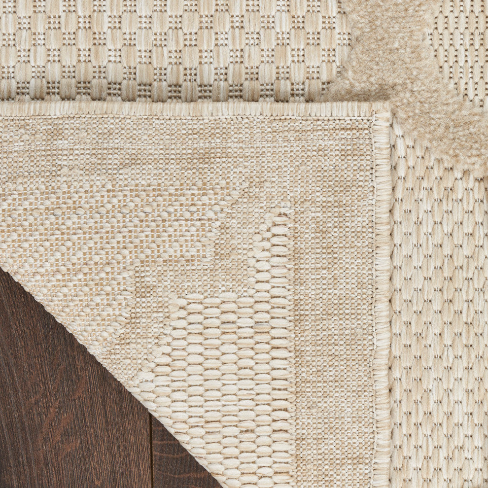 Nourison Nourison Easy Care 2'2" x 14 Cream Modern Rug