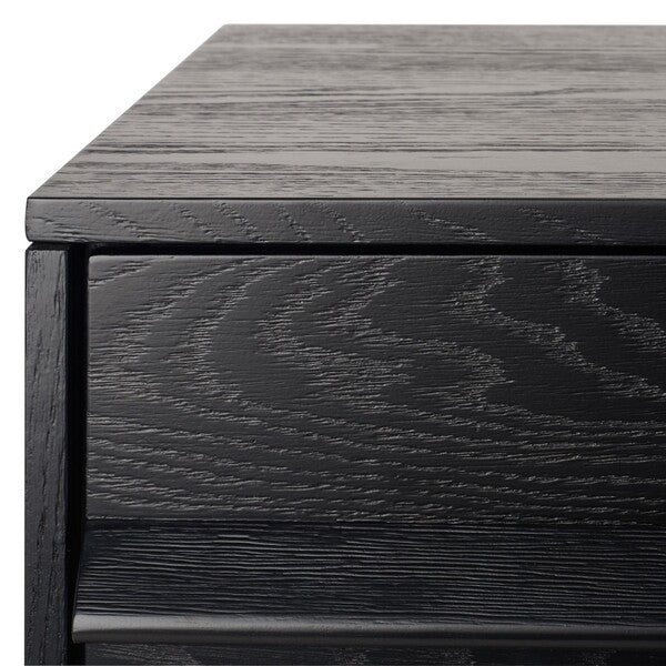Safavieh Couture Deirdra 6 Drawer Wood Dresser Black