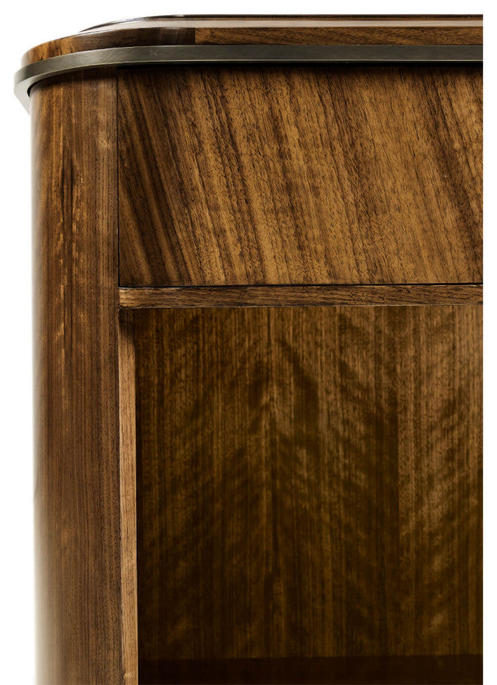 Mid Century Style D Form Nightstand