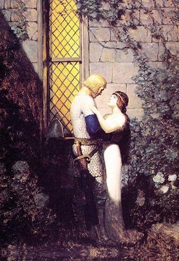 Oh, Gentle Knight- Gallery Wrapped Canvas Art 28" x 42"