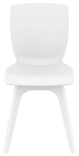 Compamia Mio PP Modern Chair, Set of 2, White