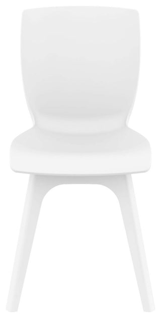 Compamia Mio PP Modern Chair, Set of 2, White