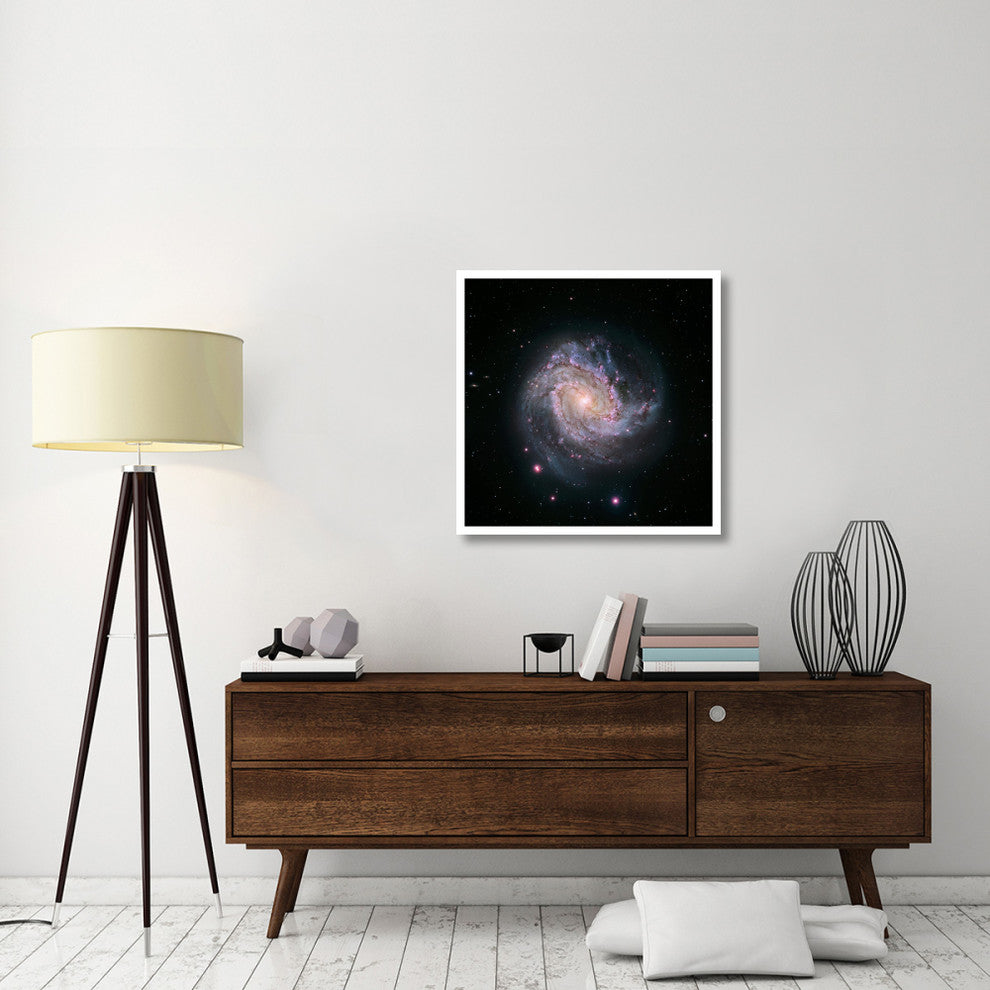 "M83 - Spiral Galaxy (Hubble-Magellan Composite)" Paper Print by NASA, 32"x32"