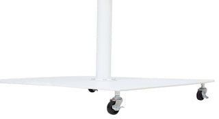 Fiji Patio Umbrella and Base, Beige, Matte Black Pole, Matte White Belize Base