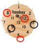 Hookey Ring Toss Game Set for Outdoor or Indoor Play, Safe Alternative to Darts