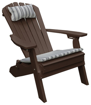 Poly Folding and Reclining Adirondack Chair, Tudor Brown