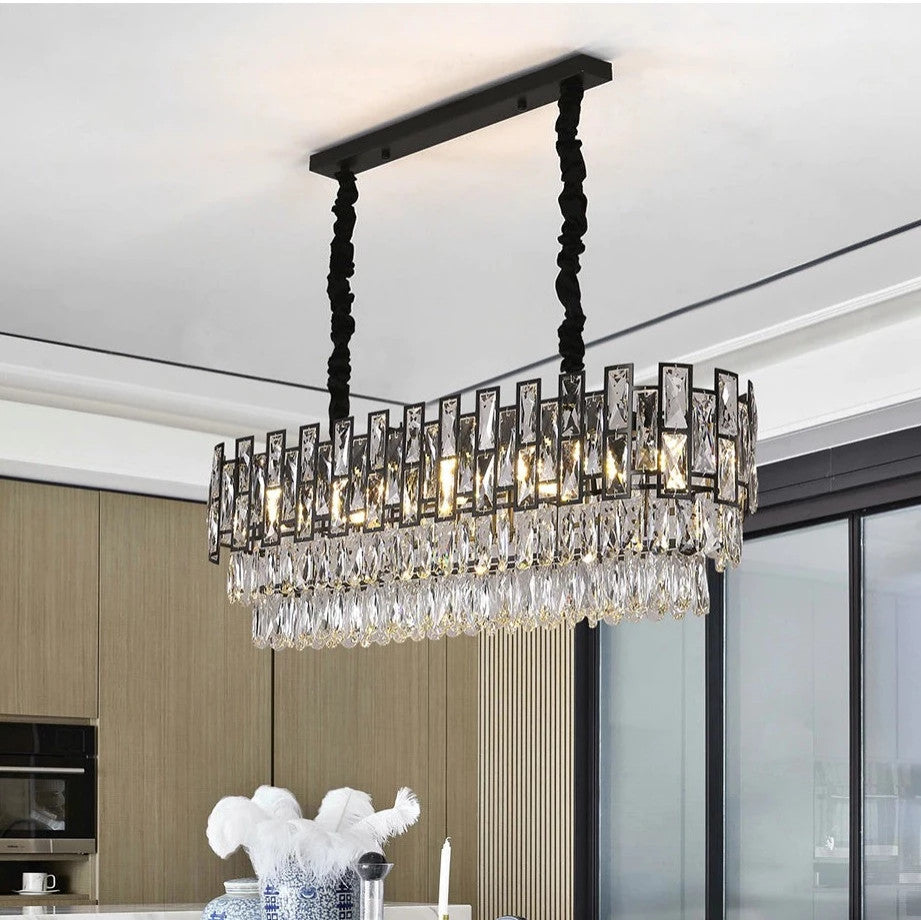 16-Light LED Kitchen Island Light Fixture By Morsale