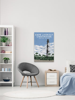 "Outer Banks" Painting Print on Wrapped Canvas, 16x24