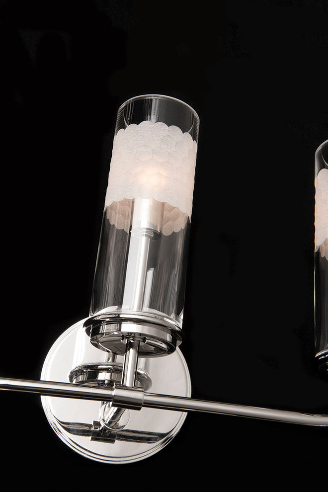 Wen2rth 3-Light, Wall Sconce, Polished Nickel