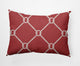 14x20" Ahoy! Nautical Decorative Indoor Pillow, Ligonberry Red