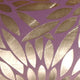 Pillow Decor - Metallic Floral Violet Rectangular Throw Pillow
