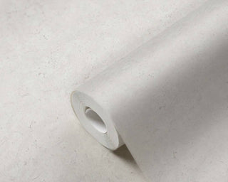 Modern Plains Textured Wallpaper, Concrete Walls, Gray White, 1 Roll