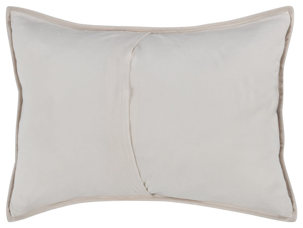 Danica 100% Cotton Sham by Kosas Home, Ivory, Standard