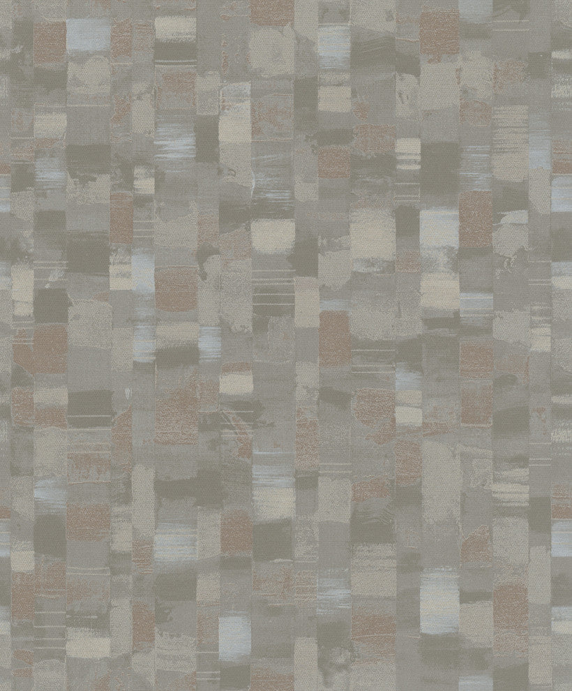 Vintage Structures Textured Wallpaper Featuring Mosaic Effect, 30819