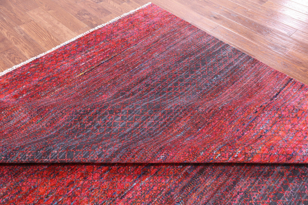 Savannah Grass Handmade Wool & Silk Rug 8' 9" X 11' 7" - Q15444