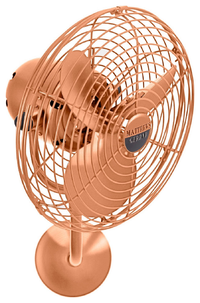 Michelle Parede Directional Wall Fan, Brushed Copper