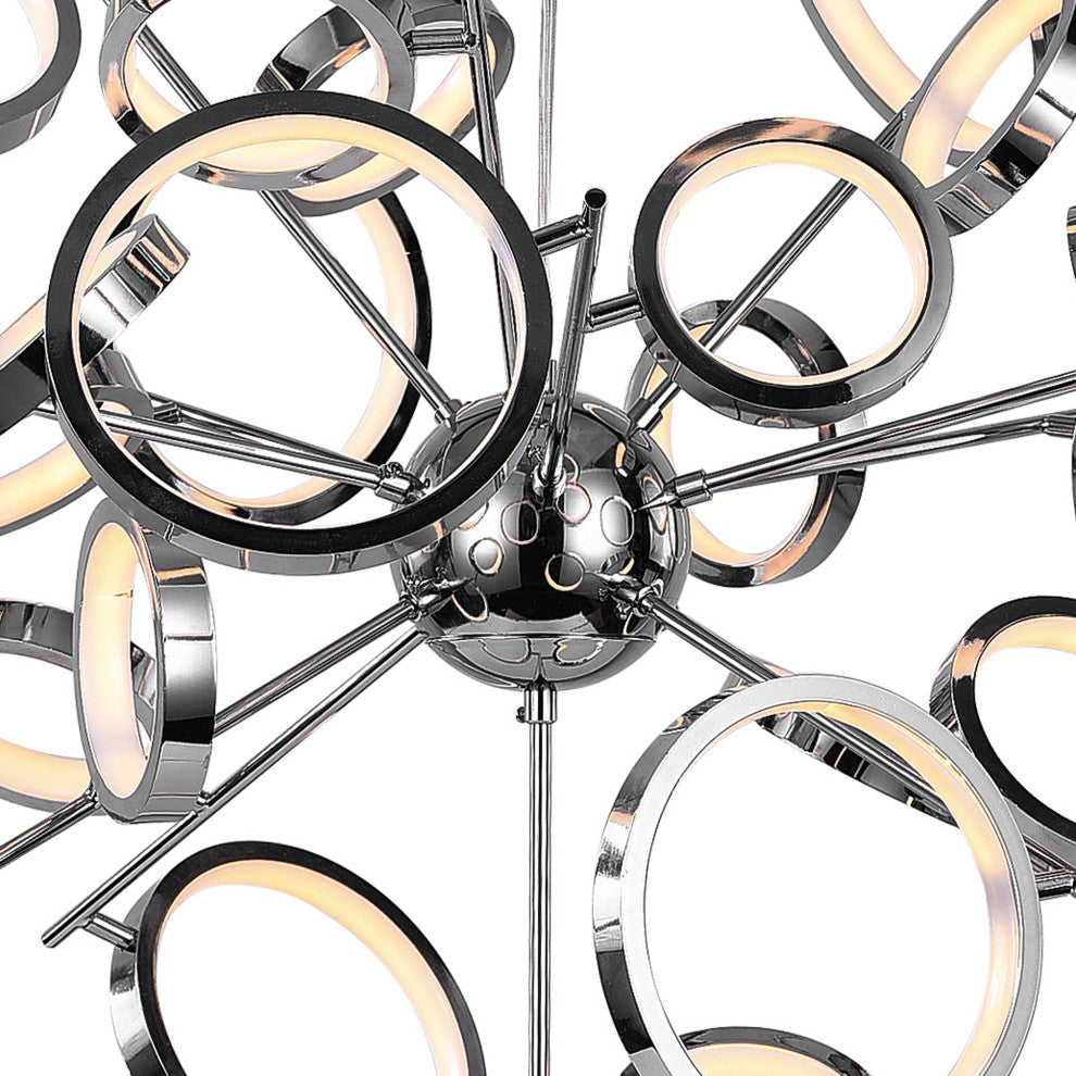 Colette LED Chandelier With Chrome Finish