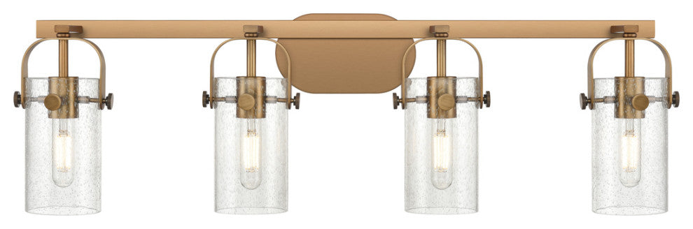 Pilaster 4 34.875" Bath Vanity-Light Brushed Brass