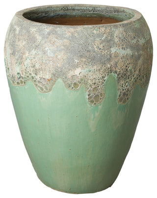 Round Pot Large Reef/Spa Blue 24X29"H