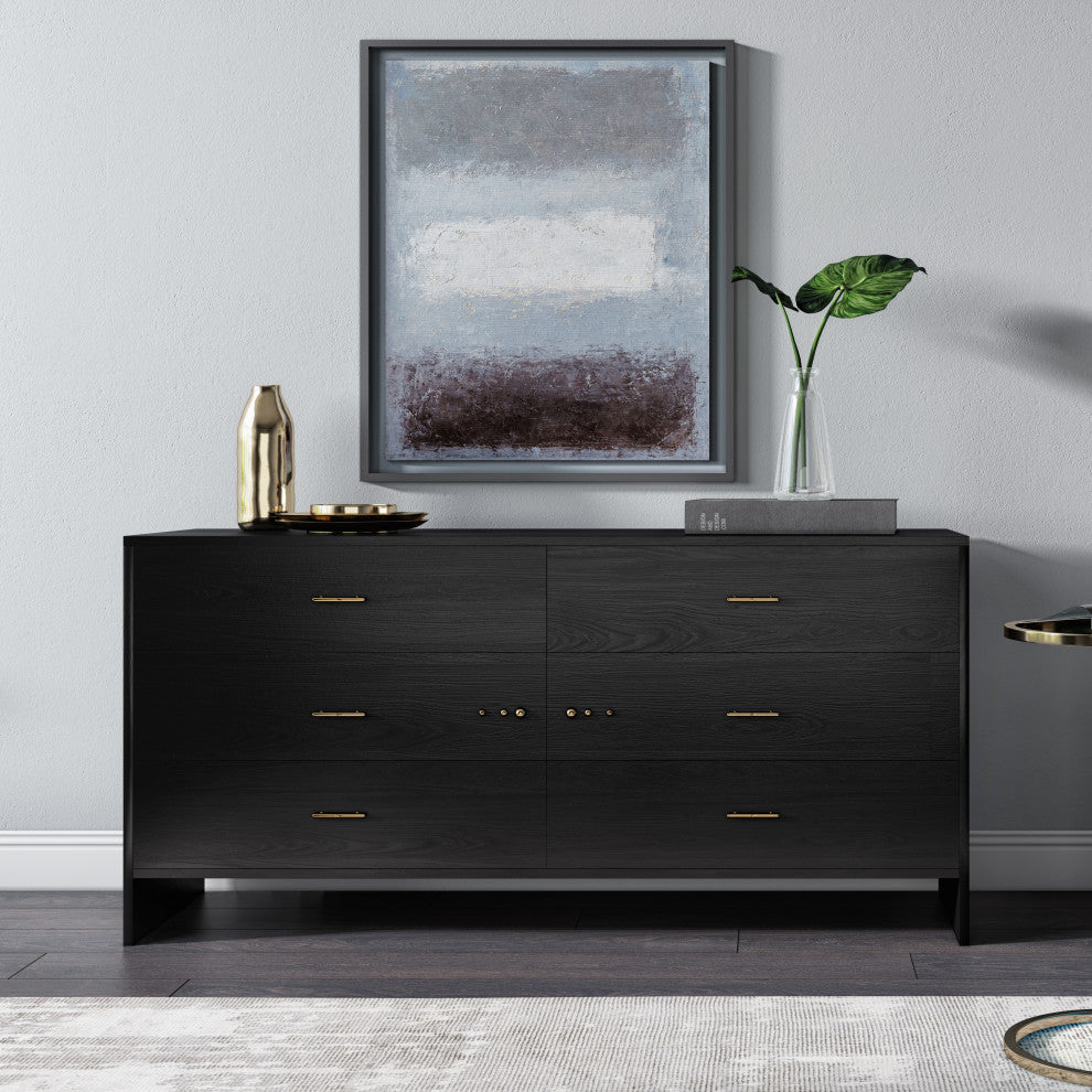 Modrest Wales Modern Gray Ash Dresser