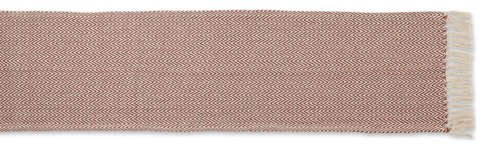 Cinnamon Chevron Handloom Table Runner 15x72