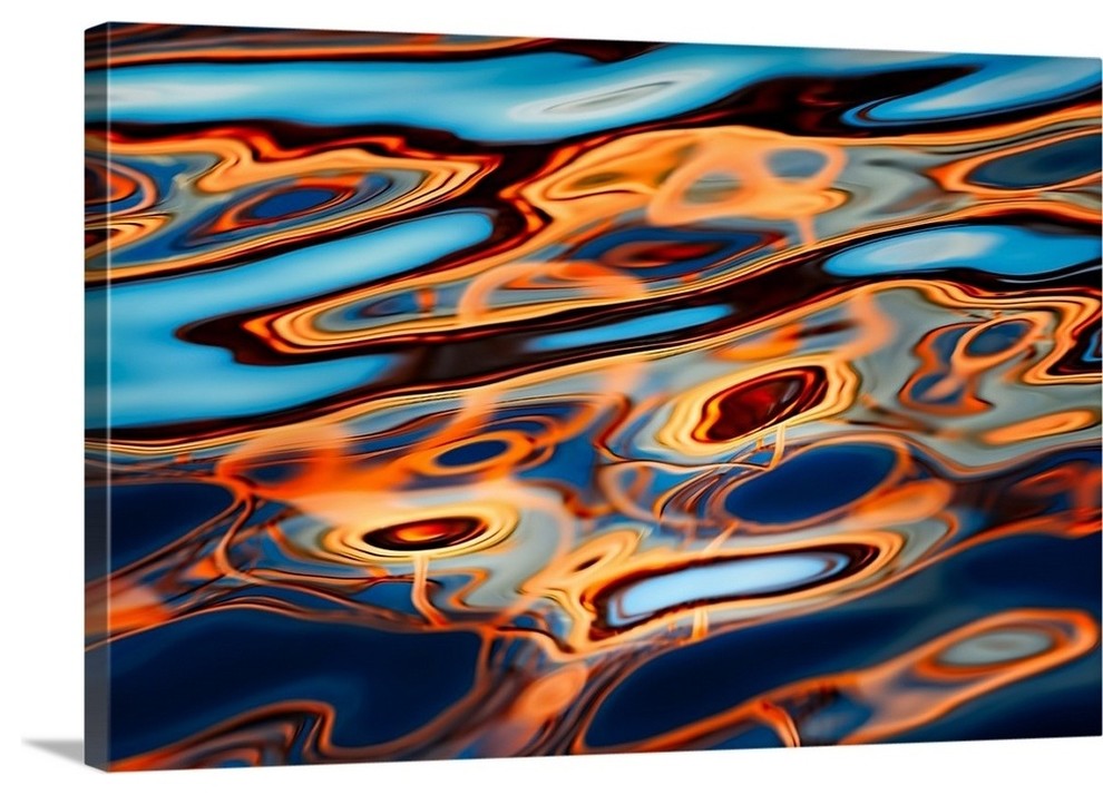 "Under the Bridge" Wrapped Canvas Art Print, 48"x32"x1.5"