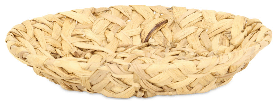 Braided Water Hyacinth Decorative Bowl