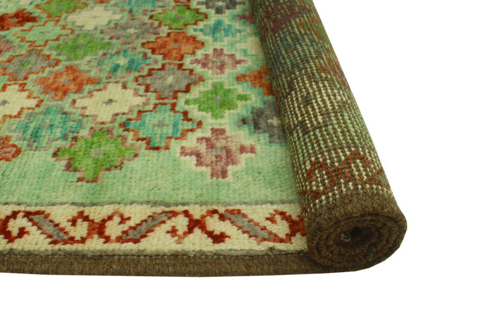 Balochi Anapaula Rust/Orange Rug, 4'2x5'8