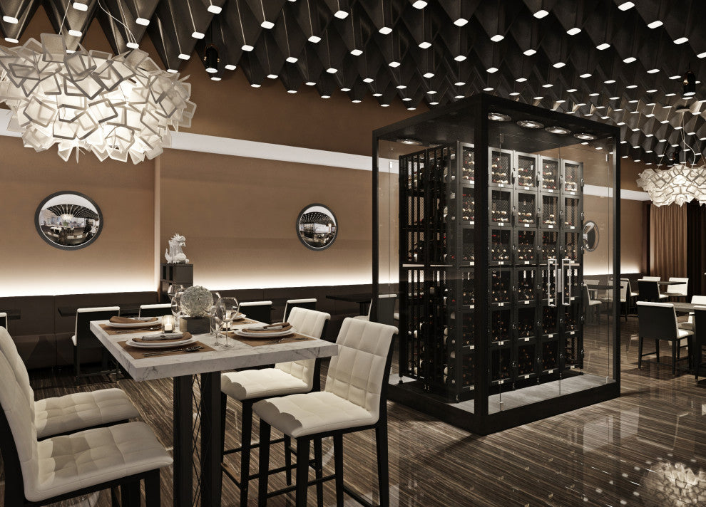 Case and Crate Locker 3 metal wine storage kit, 144 Bottles