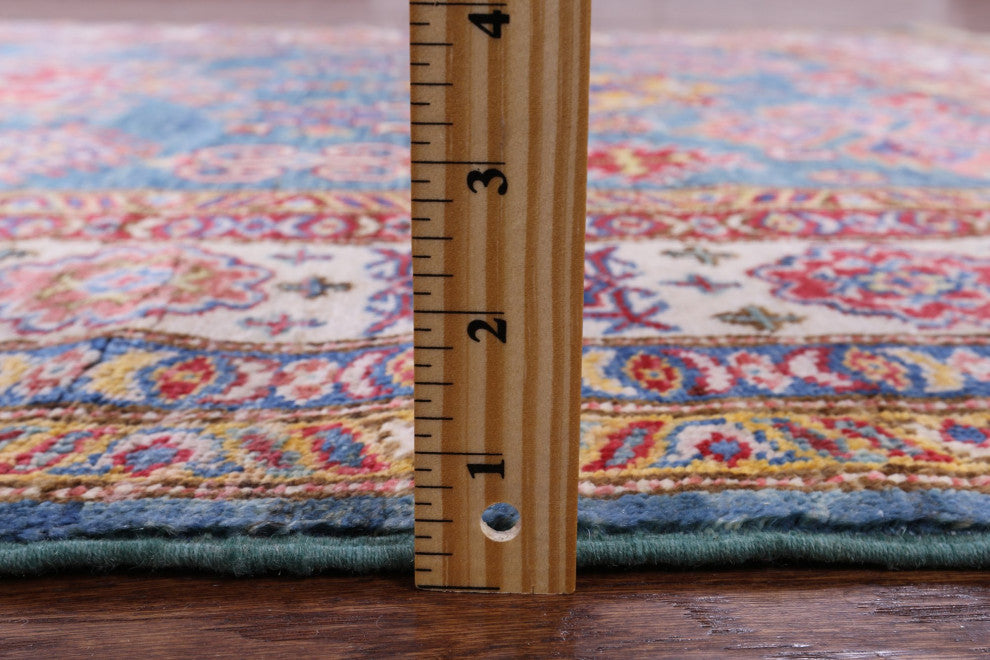 Super Kazak Hand-Knotted Wool Rug 4' 11" X 6' 7" Q7503