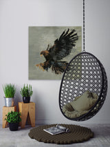 "The Great Eagle" Painting Print on Wrapped Canvas, 32"x32"