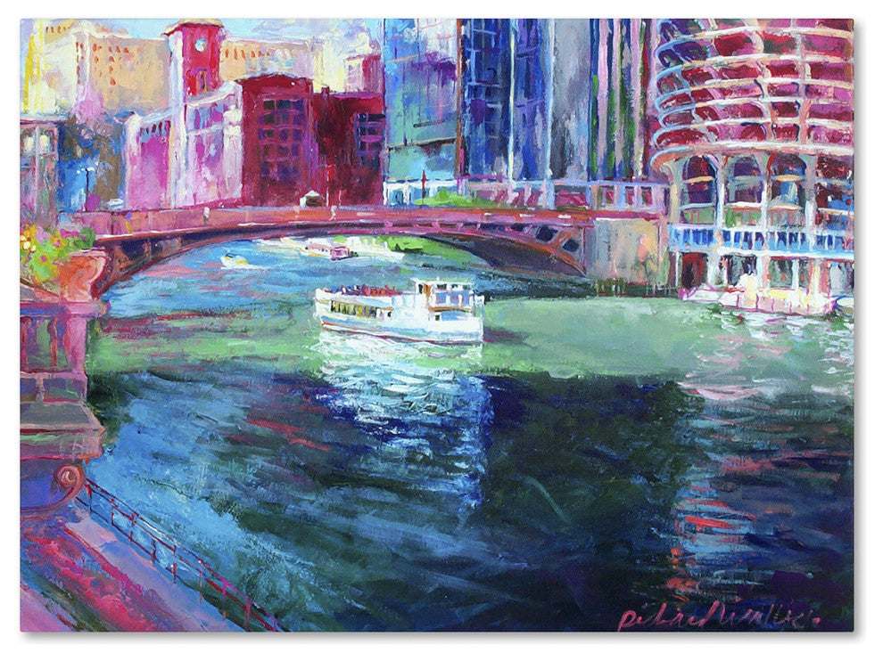 'Chicago 2' Canvas Art by Richard Wallich