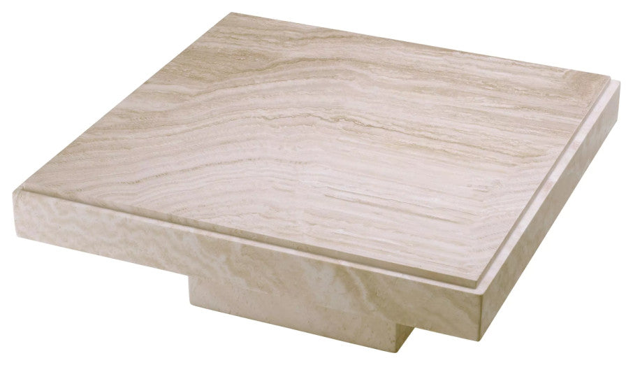 Square Travertine Coffee Table | Eichholtz Sartoria
