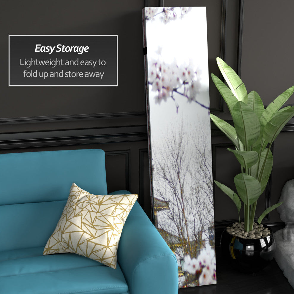 6' Tall Double Sided Cherry Blossoms Room Divider