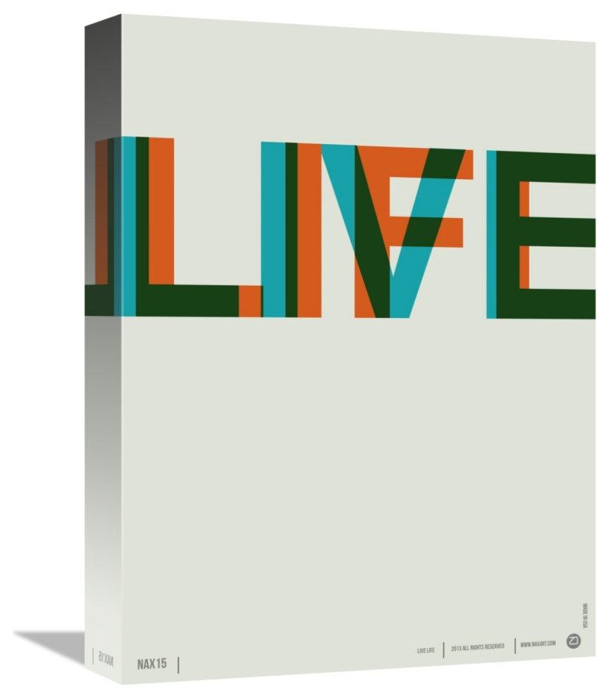 "Live Life Poster 2" Fine Art Print