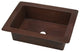 22" Artisan Hammered Copper Chef''s Prep Sink