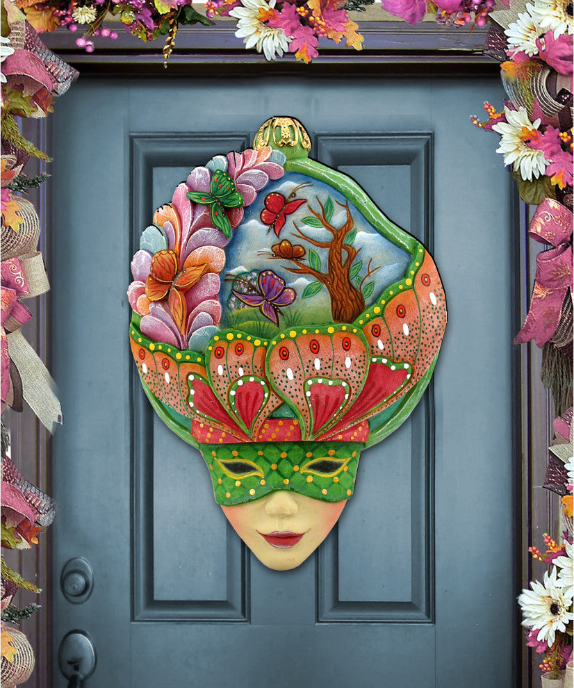 Butterfly Mask Door Hanger