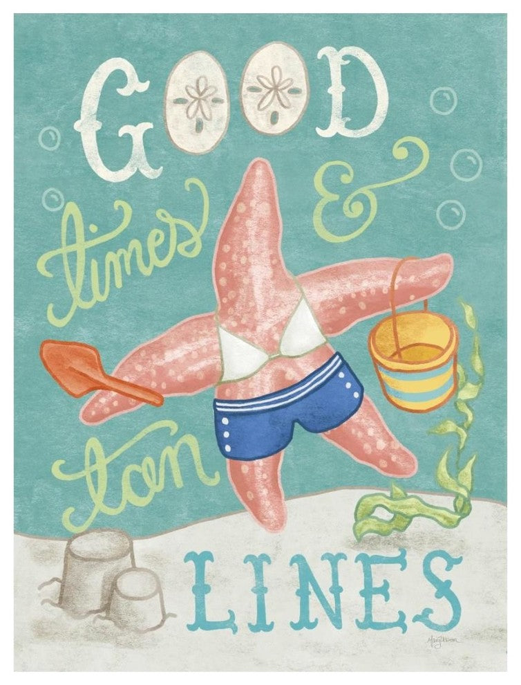 "Ocean Friends III" Digital Paper Print by Mary Urban, 20"x26"