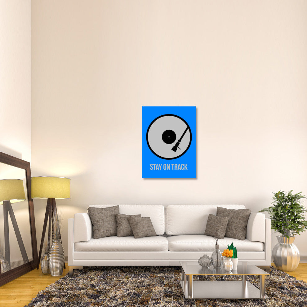 "Stay On Track Vinyl Poster 2" Fine Art Print