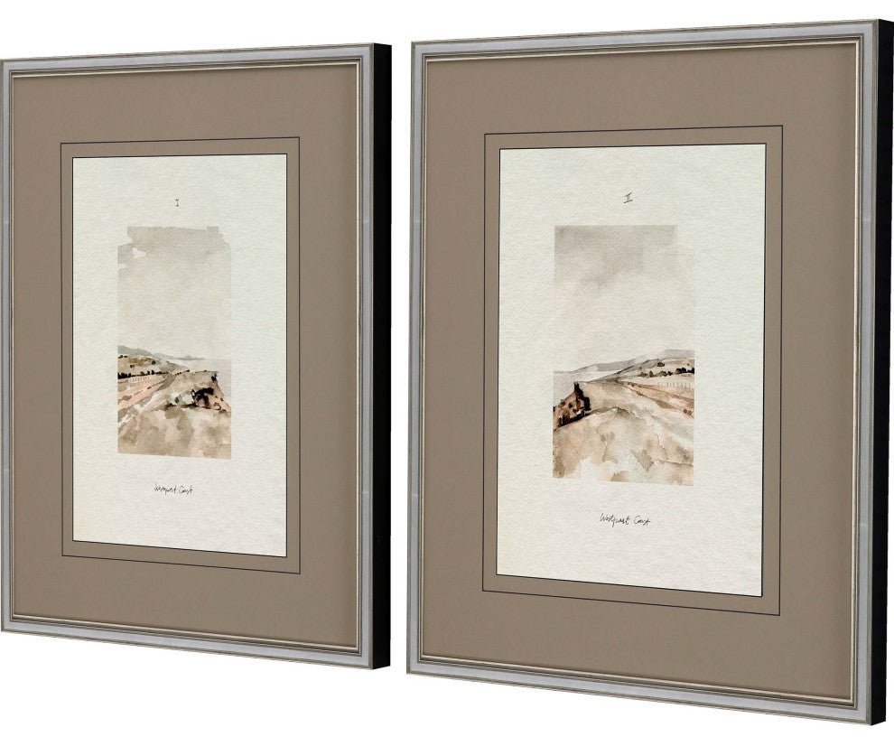 Westport Coast, 2-Piece Set Framed Art